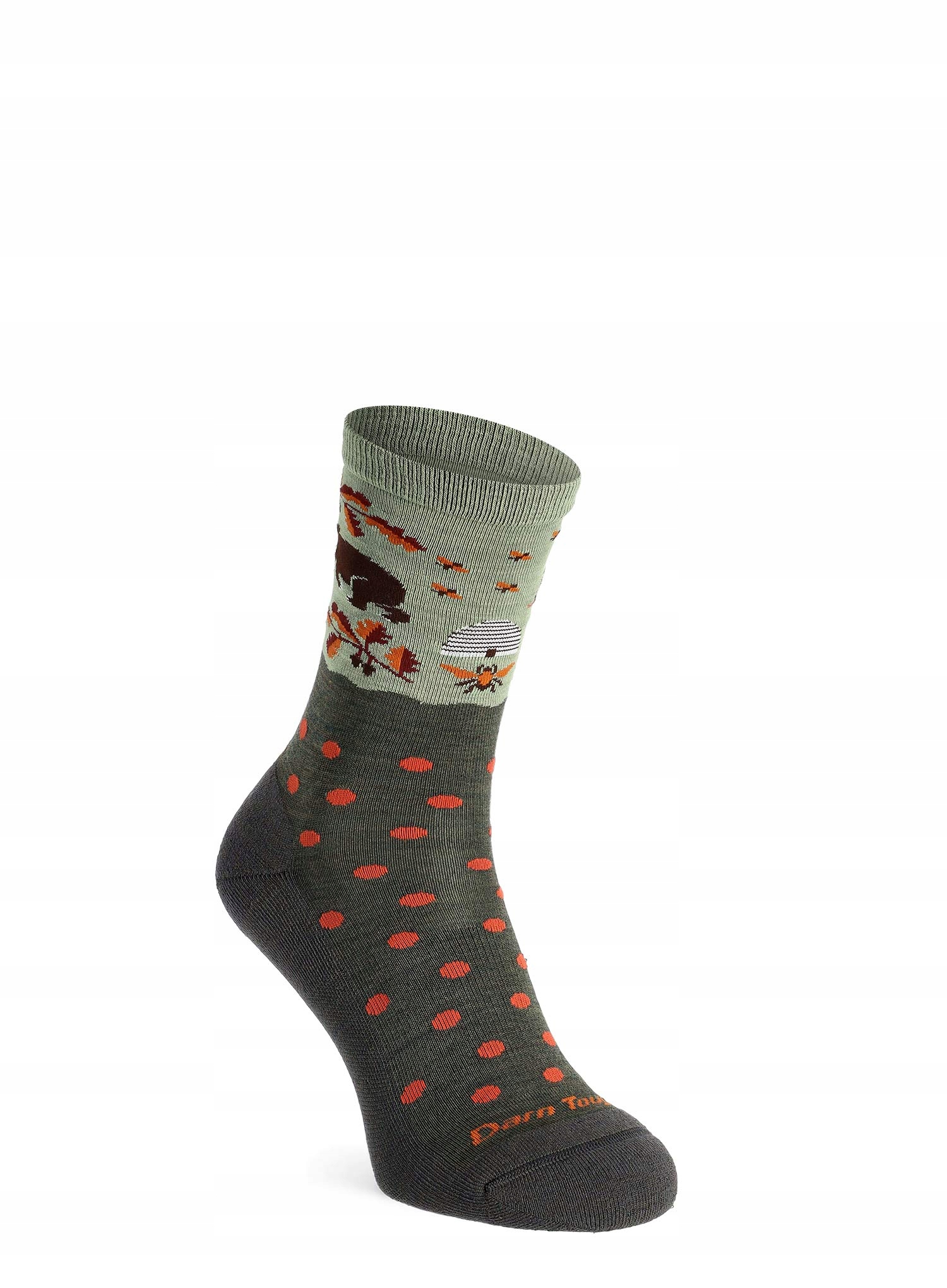 Ponožky merino ponožky Darn Tough Wild Life Crew Lw forest 35-37,5