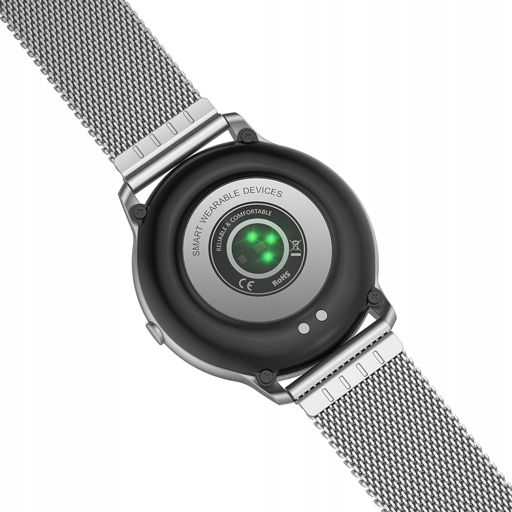 ZEGAREK DAMSKI SMARTWATCH SMS KROKI TRENING PULS Złącza brak