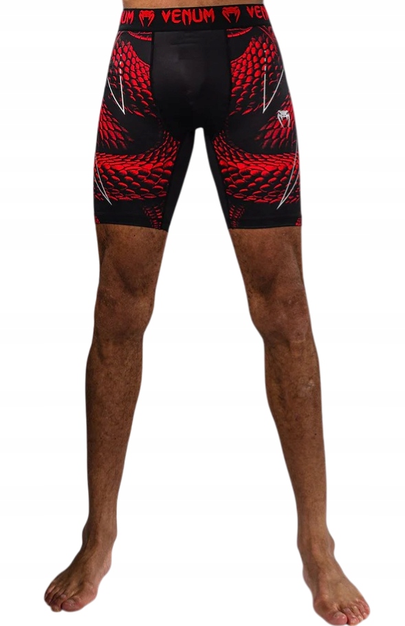 Venum Vale Tudo Shorts Spodenki Kompresyjne Matupa Black/Red/Silver XL