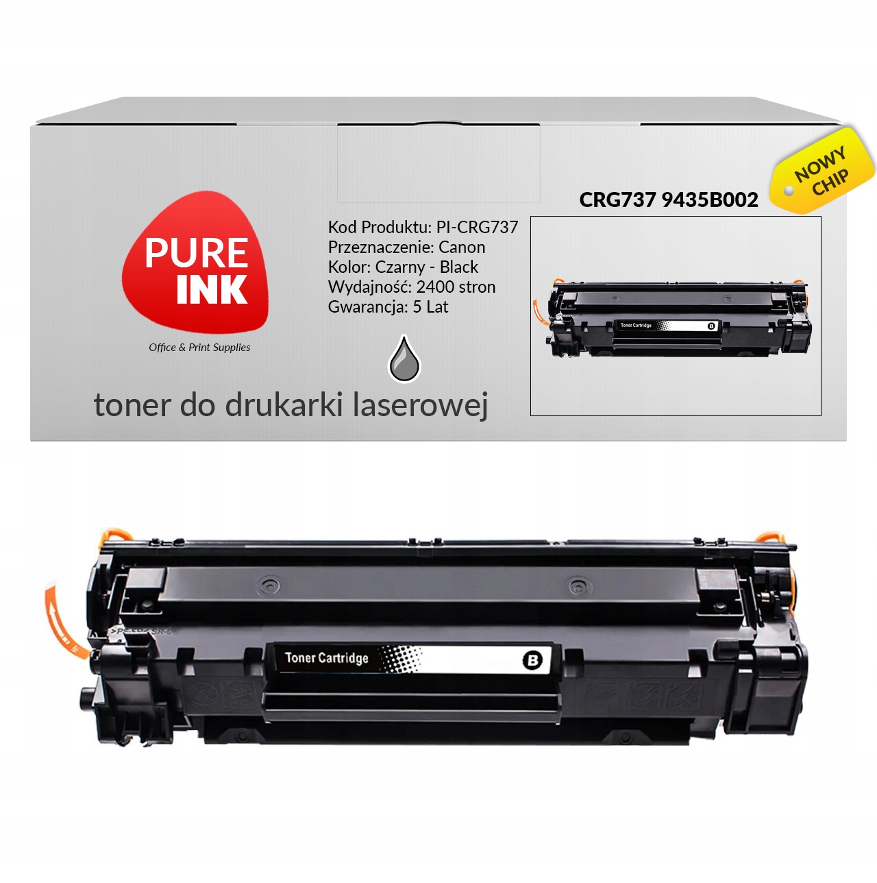 

Toner Pureink CRG737 CRG-737 do Canon MF244dw
