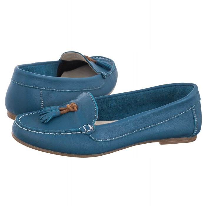Dámské pohodlné boty Mokasíny Filipe Modré 8339 Sa 6622 Azul