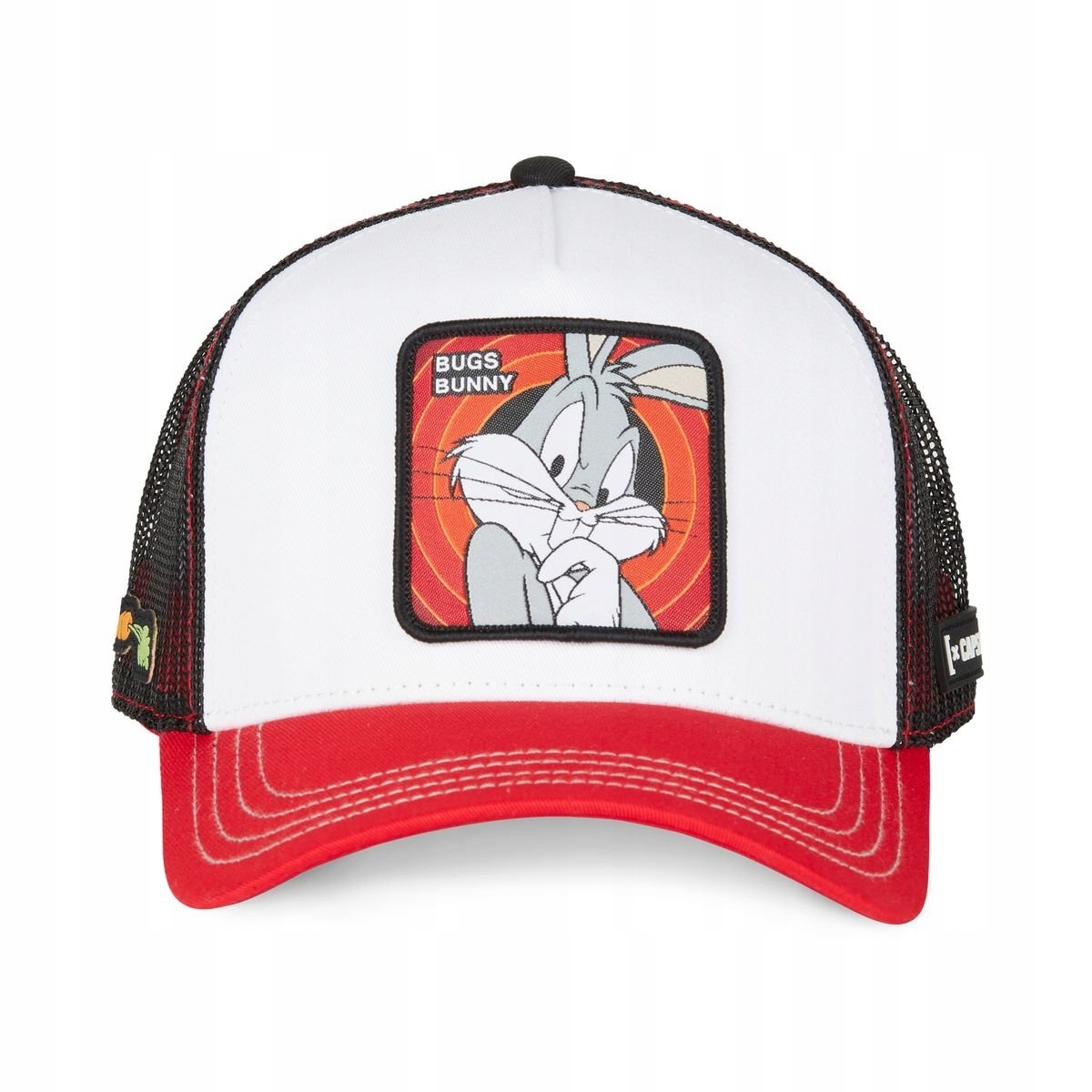 Bugs Bunny Looney Tunes 6NES Červeno-Bílá Kšiltovka Capslab