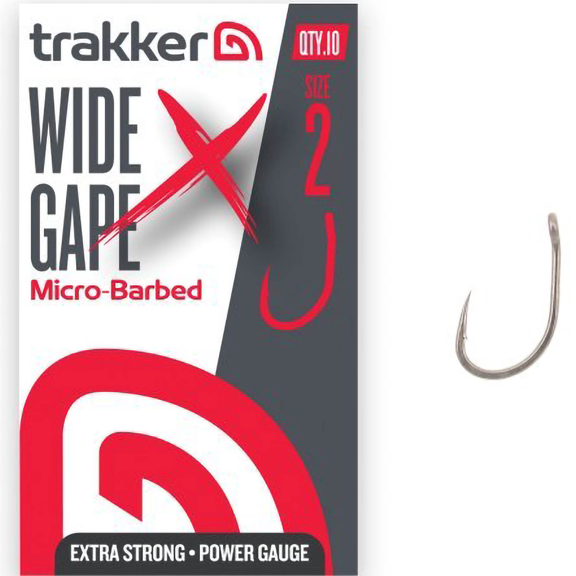 Haczyki Karpiowe Z Zadziorem Trakker Wide Gape Xs Hooks Micro Barbed r. 2