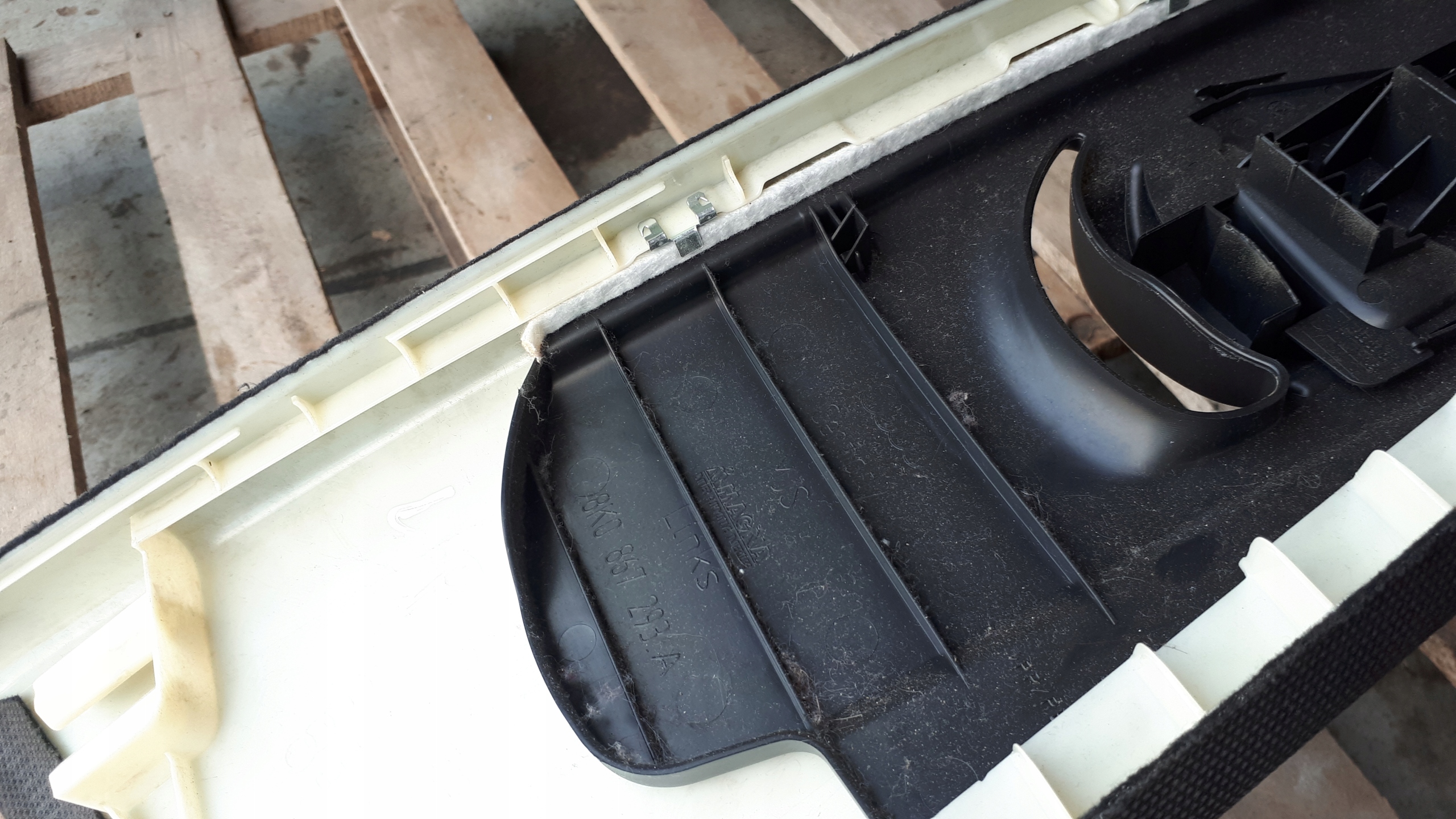 A4 B8 S4 cover SLUPKA supports left front 8K0867281C S LINE