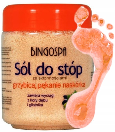 

Sól do zmiekczania pięt na grzybicę stóp BingoSpa