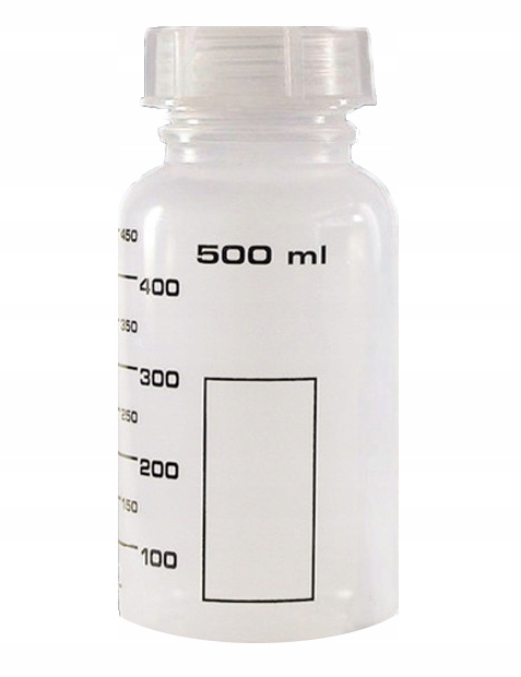 

Butelka Pp 500 ML Skala Czarna Plastik Z Zakrętką