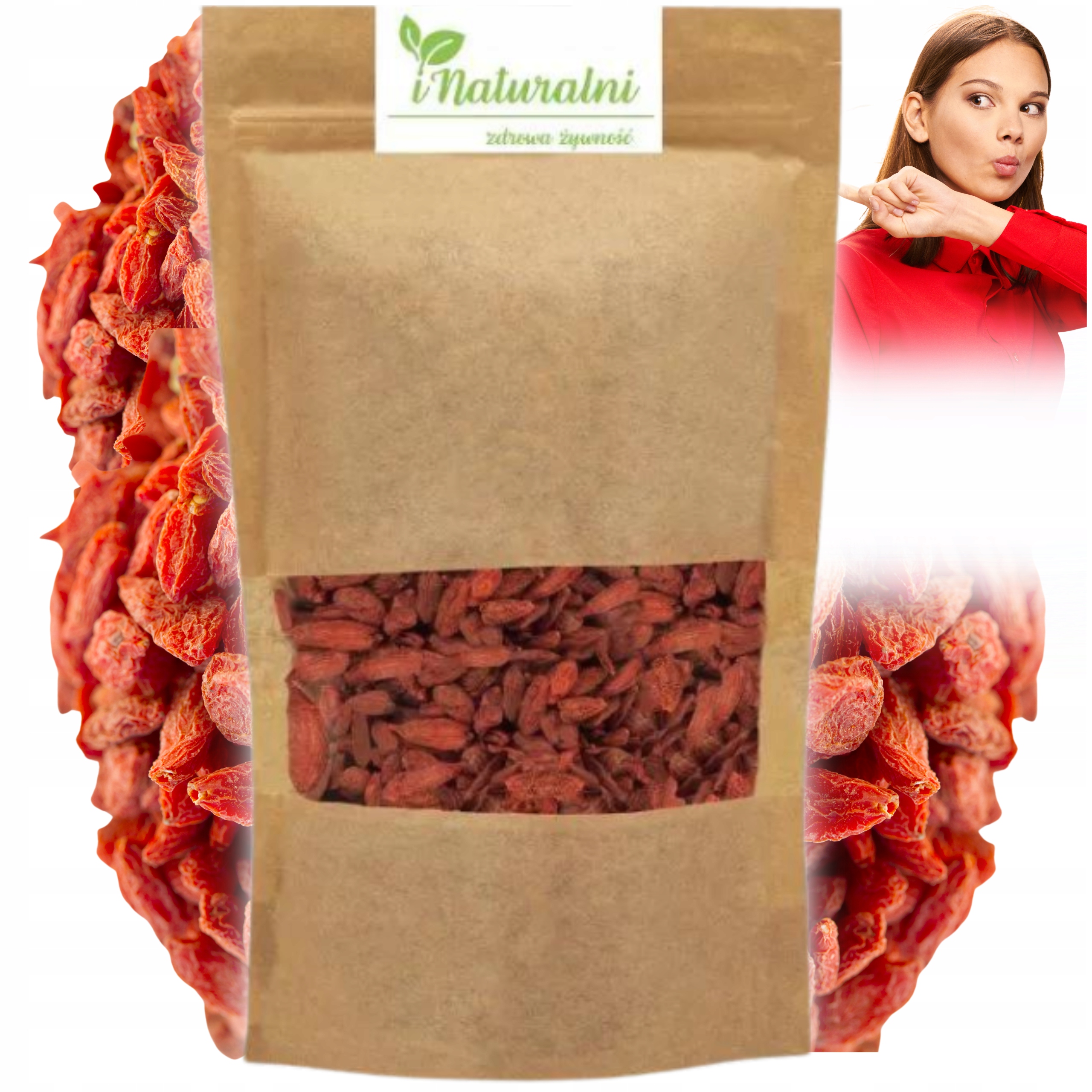 Jagody Goji 2kg Suszone Owoce Zdrowa Przekąska Naturalna Jagoda Bez Gmo