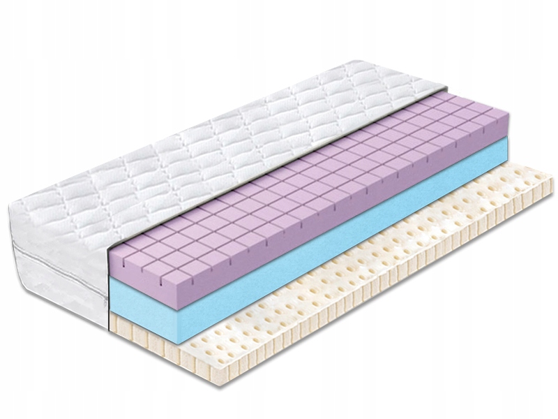 

Materac piankowy 100x190 z mata lateksową i kostką
