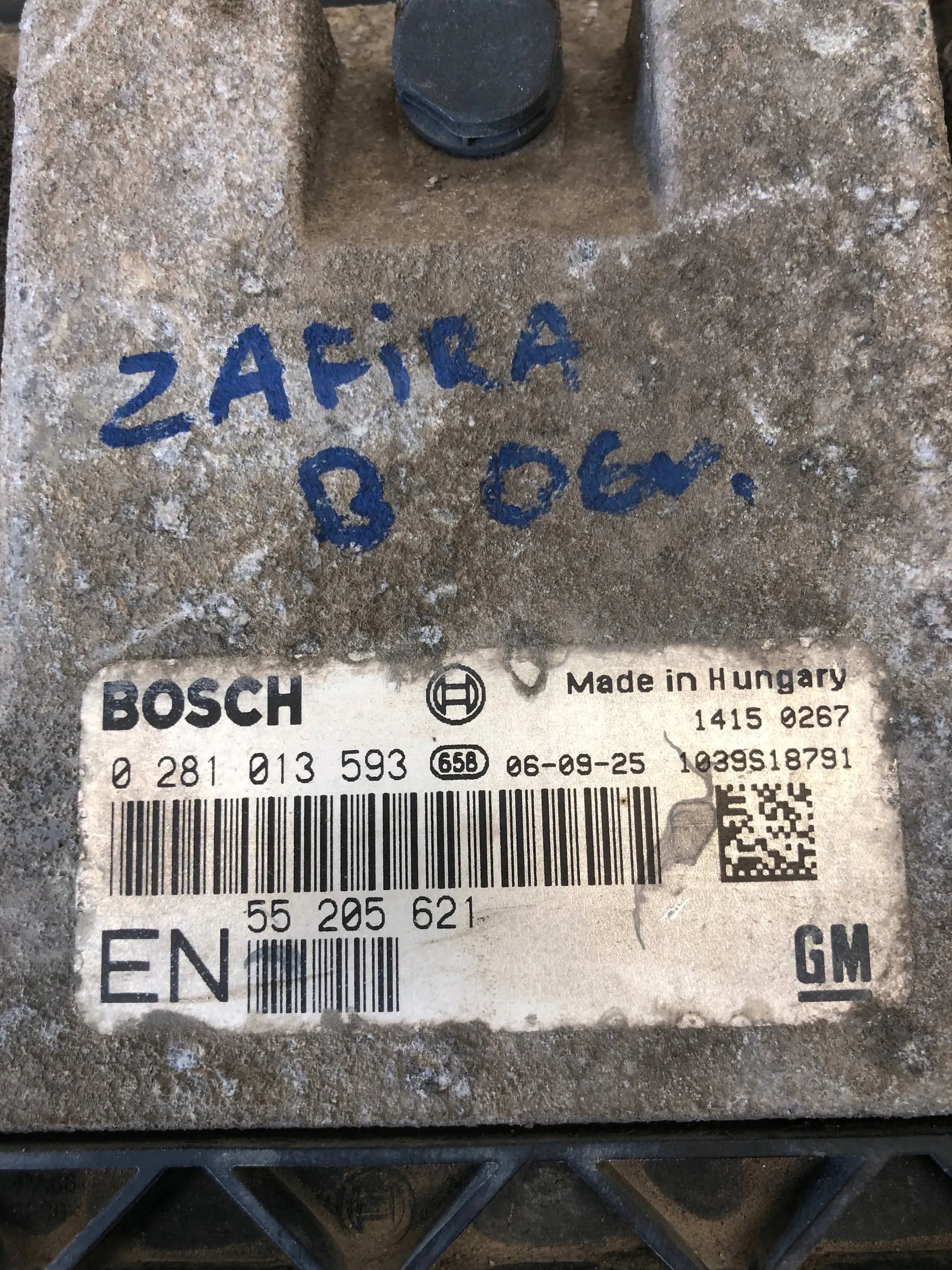 computer Motore OPEL ZAFIRA B 1.9 CDTI 55205621