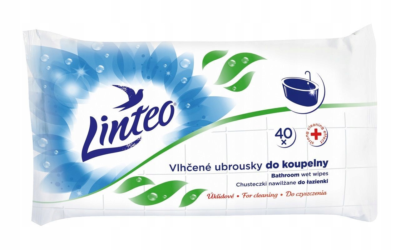 

Chusteczki nawilżane do łazienki Linteo 40 sztuk