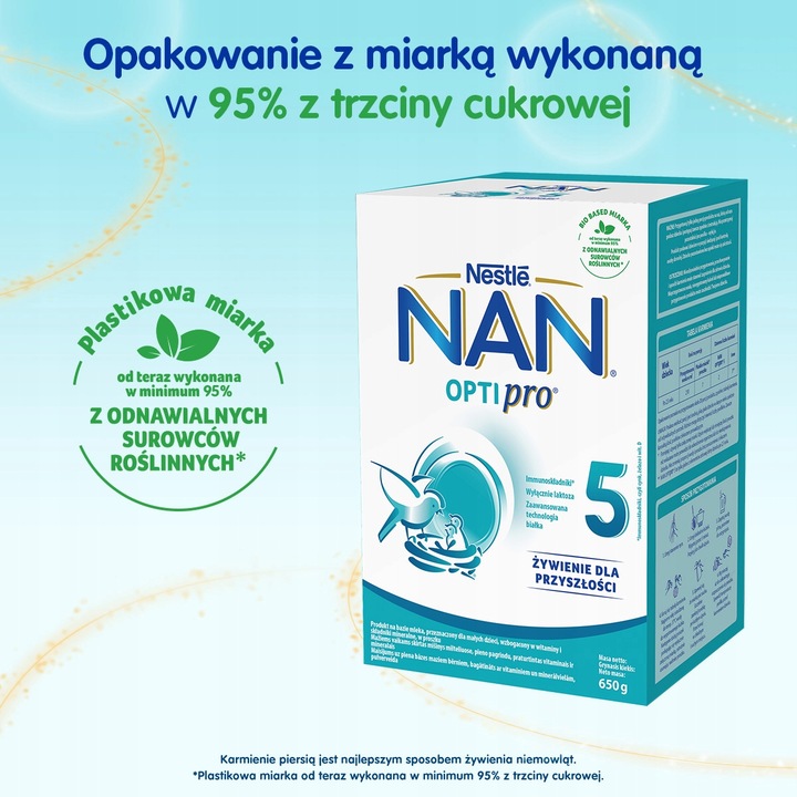 Mleko modyfikowane Nestle Nan Optipro 5 Junior 650 g Marka Nestle