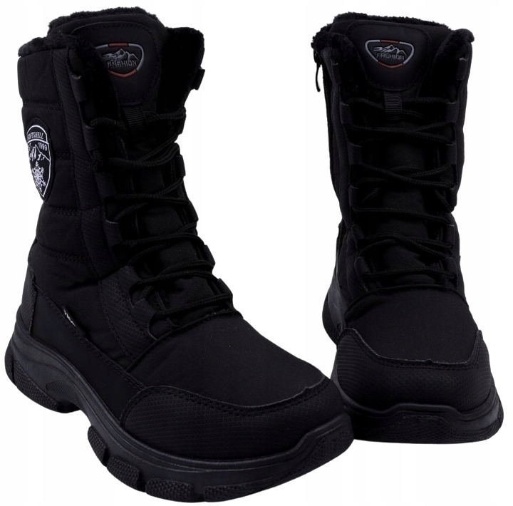 ŚNIEGOWCE WODOODPORNE Botki OCIEPLANE SOFTSHELL Suwaki Czarne r37 Model ŚNIEGOWCE WODOODPORNE OCIEPLANE SOFTSHELL