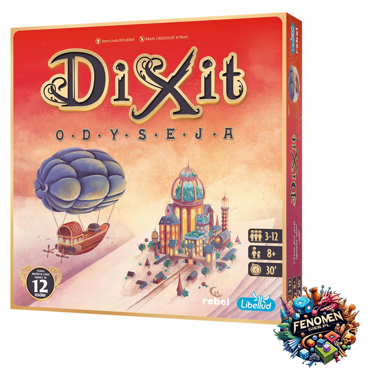 Dixit Odyseja gra z pięknymi kartami 3-12 os, wiek 8+ komunia