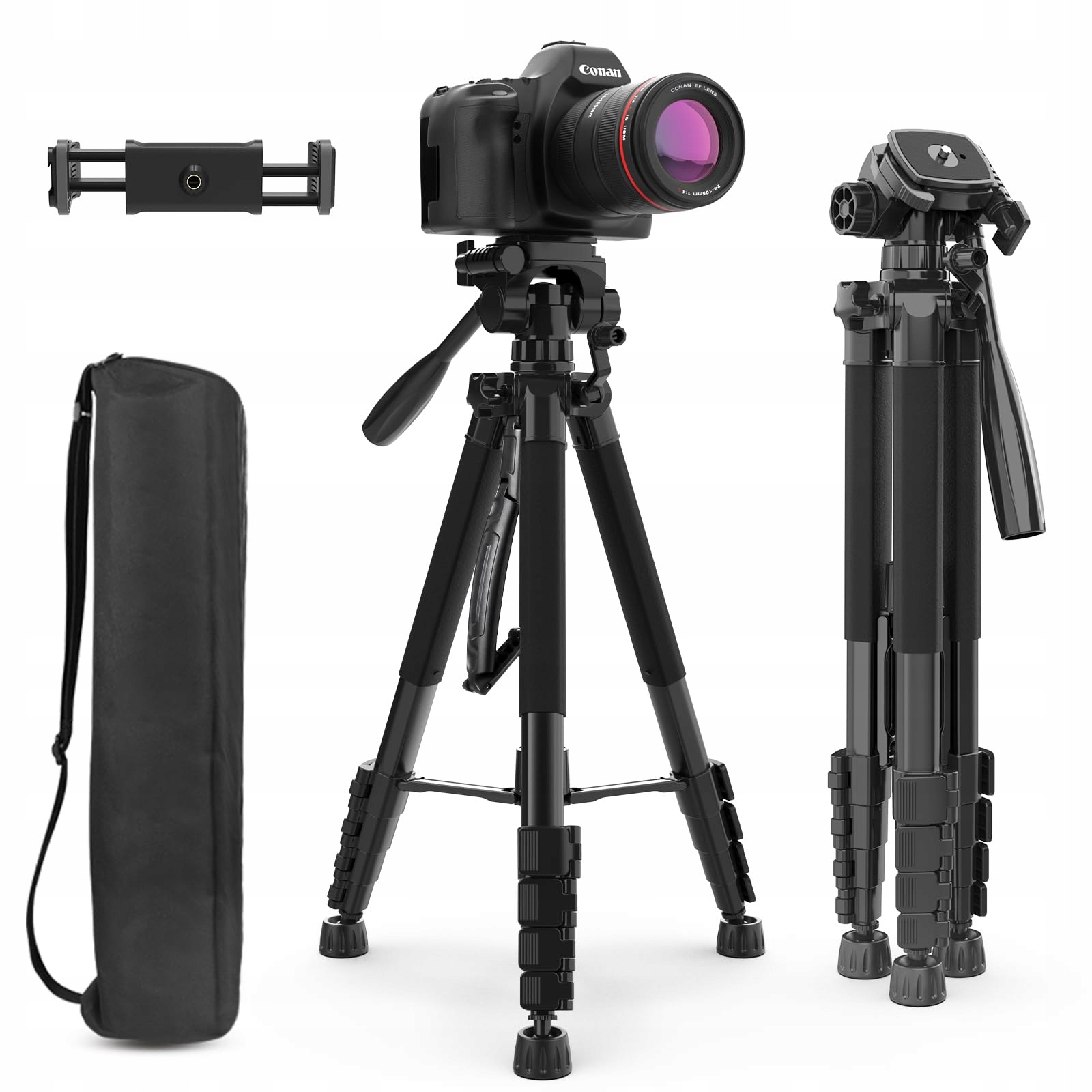 Aureday Stativ 188 cm pro chytré telefony a Dslr s bezdrátovým dálkovým ovládáním