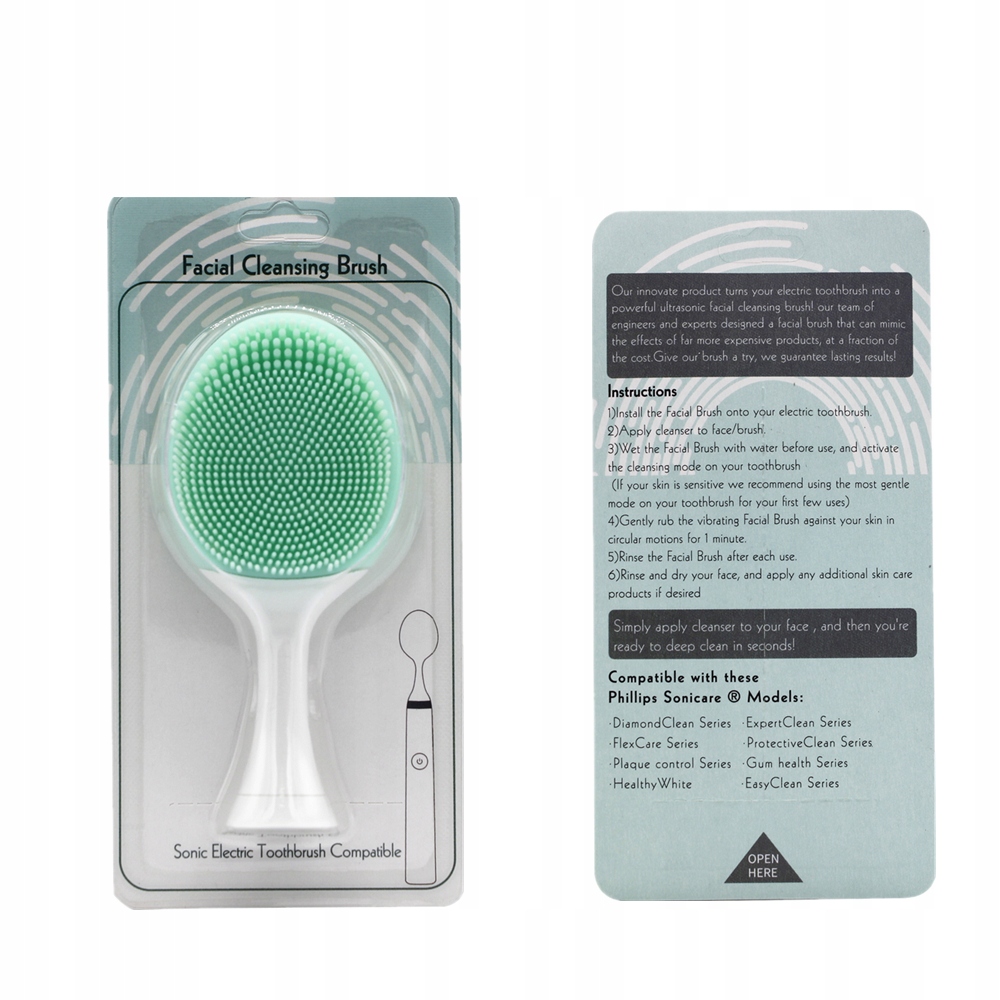 Silikonowa końcówka do twarzy NIEBIESKA GW006 PHIL EAN (GTIN) 5902973257823