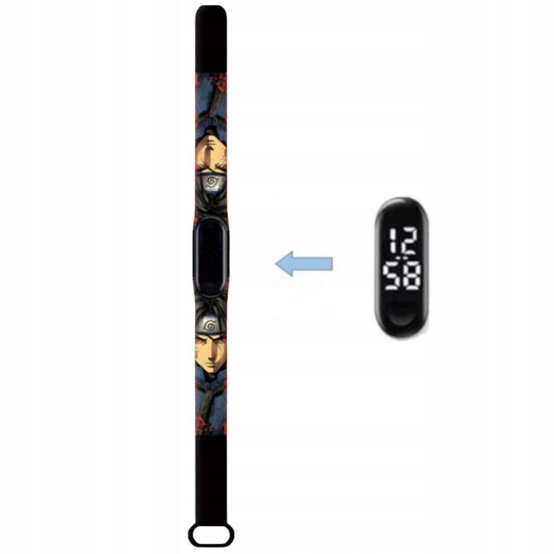 Zegarek cyfrowy LED Postać z serii Manga NARUTO