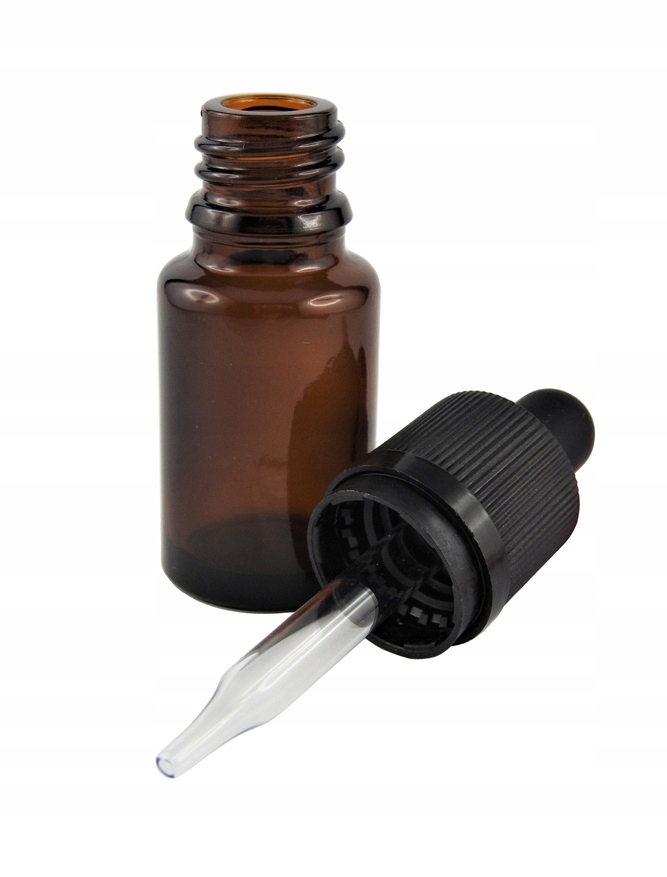

Butelka szklana z Pipetą brązowa zakraplacz 10ml