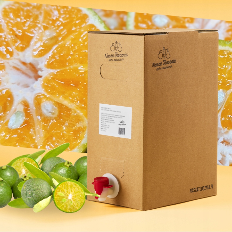 Šťáva Calamansi 100% Lisovaná Kalamansi Nfc bez cukru Nasza Tłocznia 3L