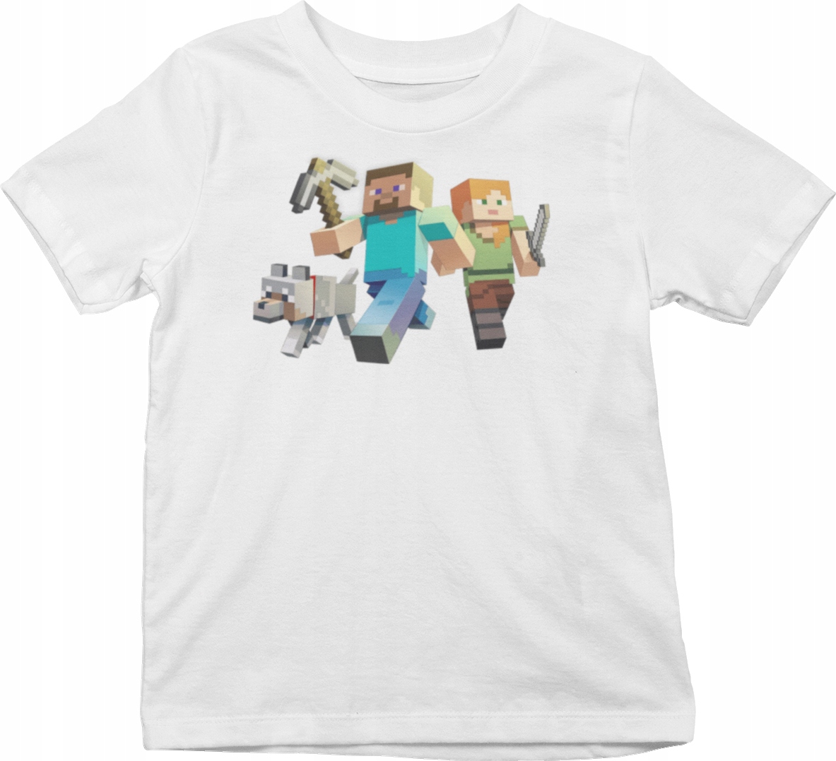 

Koszulka Minecraft 140cm+TEKST