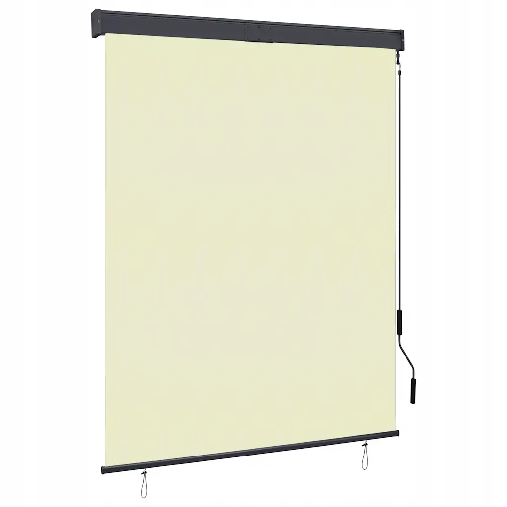 Venkovní roleta 140 x 250 cm krémová Krémová 145971