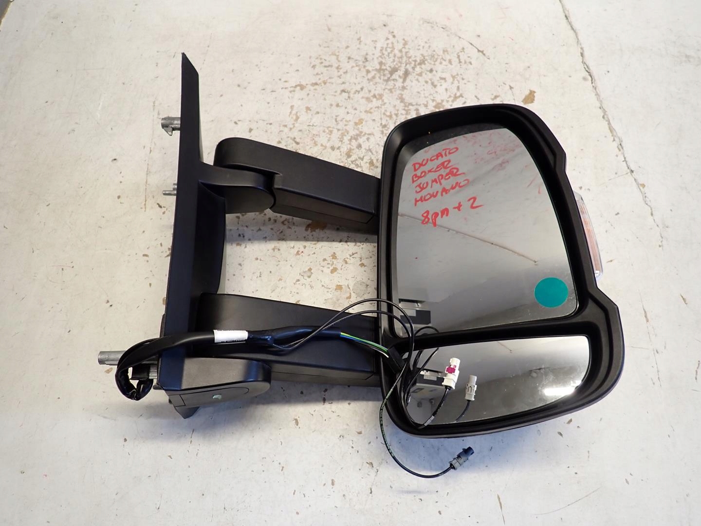 mirror right DUCATO BOXER JUMPER 2006- 8+2PIN