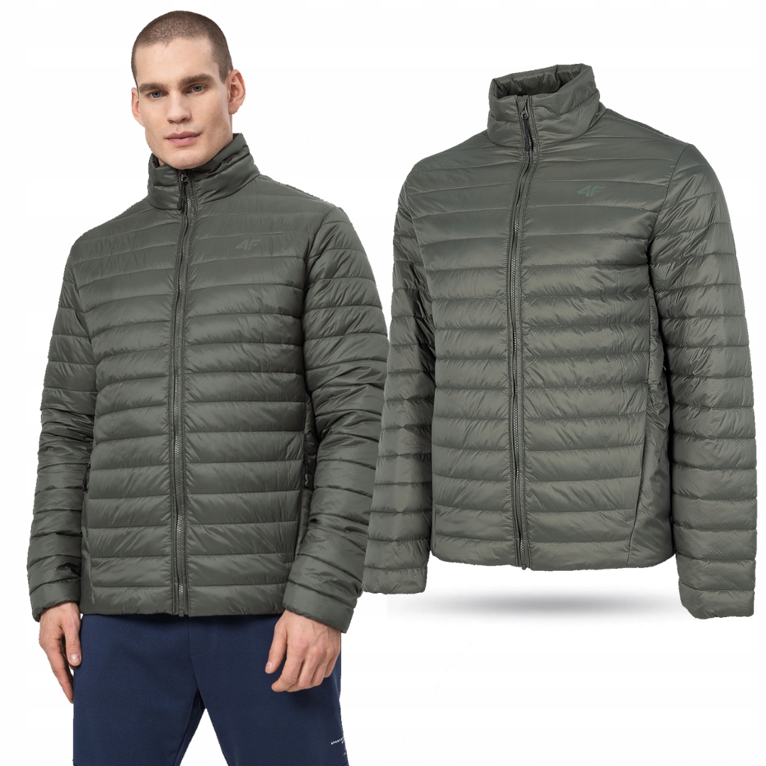 4F Pánská Prošívaná Péřová Přechodová Bunda