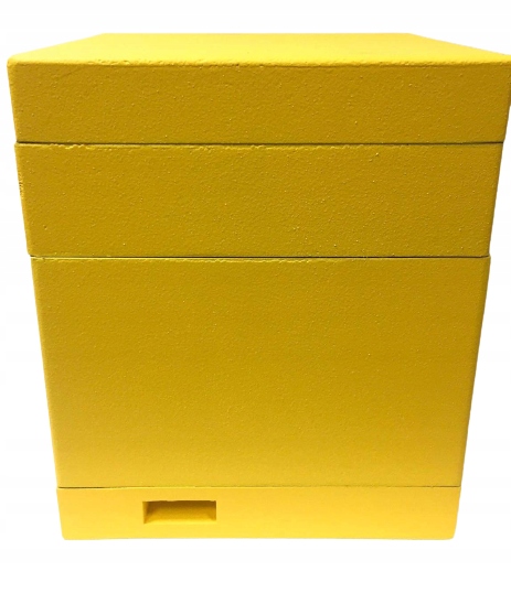 Mini dvojrodinný úľ žltý