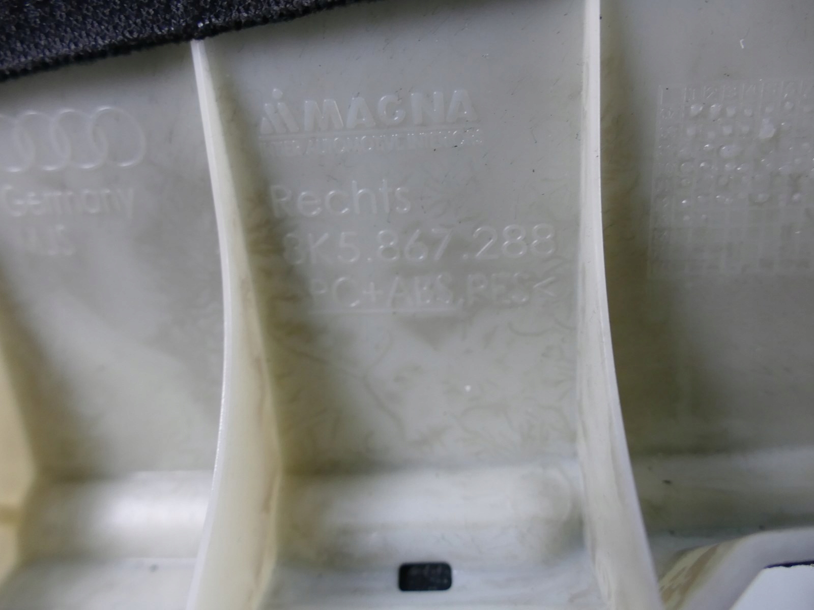 AUDI A4 B8 LIFT S-LINE side SLUPKA C cover P