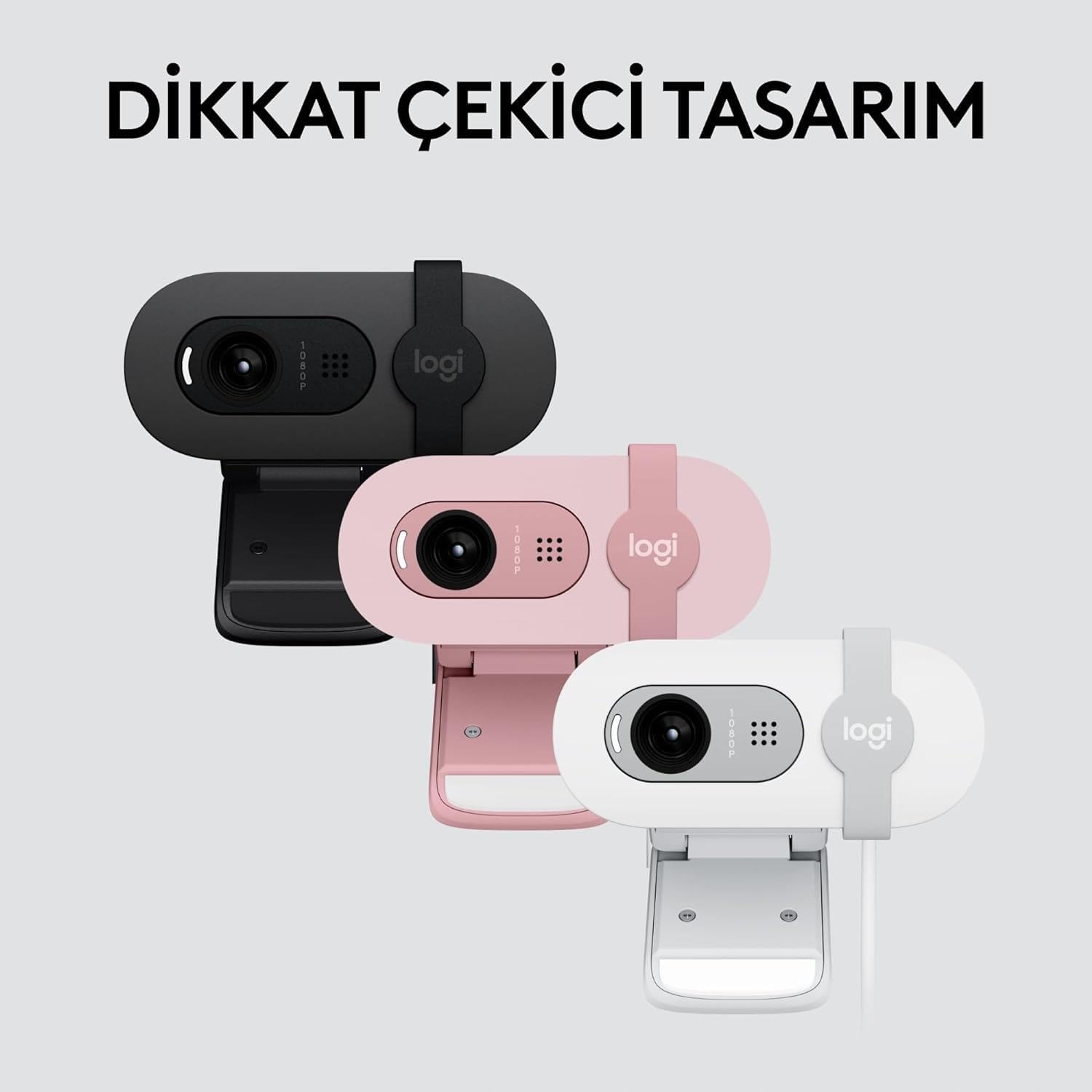 LOGITECH Brio 100 Kamera Full HD Mikrofon USB-A Do Wideokonferencji — miniatura 6