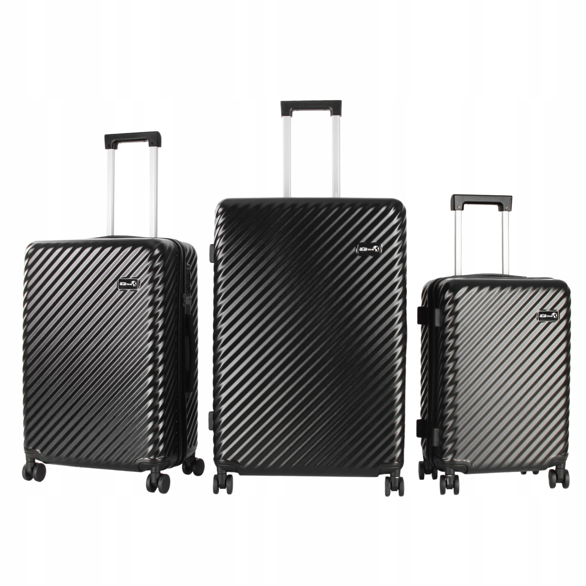 Aga Travel Sada cestovních kufrů MR4672 Černá