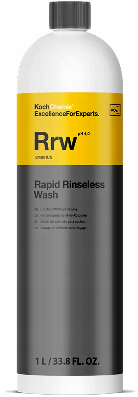 KOCH CHEMIE _ RRW RAPID RINSELESS WASH 1L - MYCIE SAMOCHODU BEZ SPŁUKIWANIA Producent Koch-Chemie