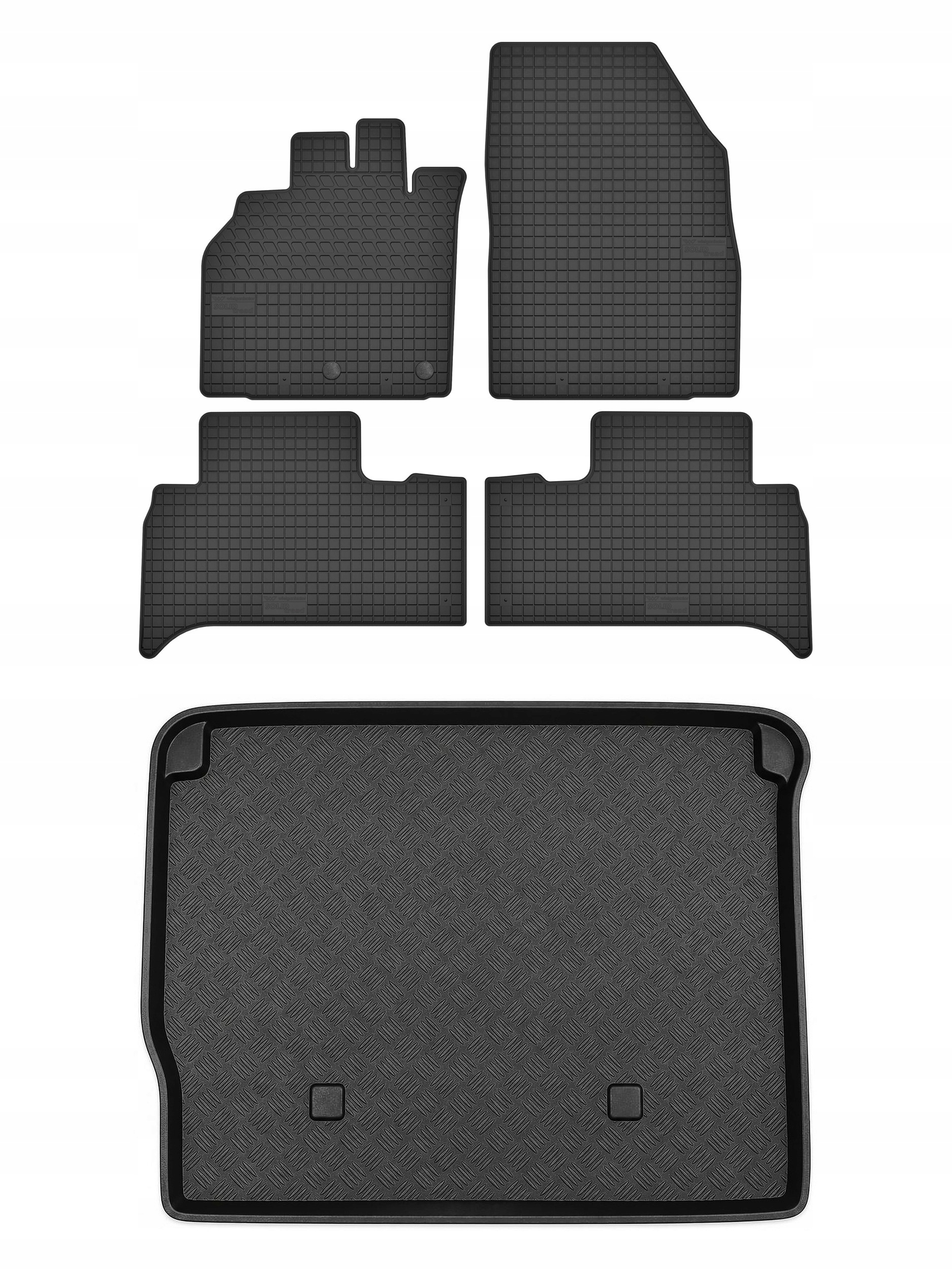 Gumové rohože SolidTread rohož batožinového priestoru pre: Renault Scenic II 2003-2009