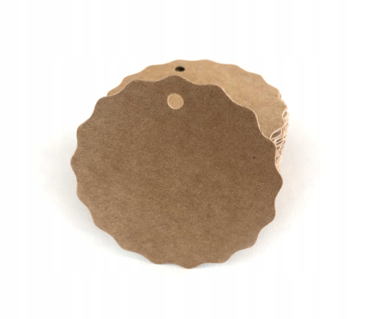 

100 szt 5 cm metki ekologiczne Etykiety kraft