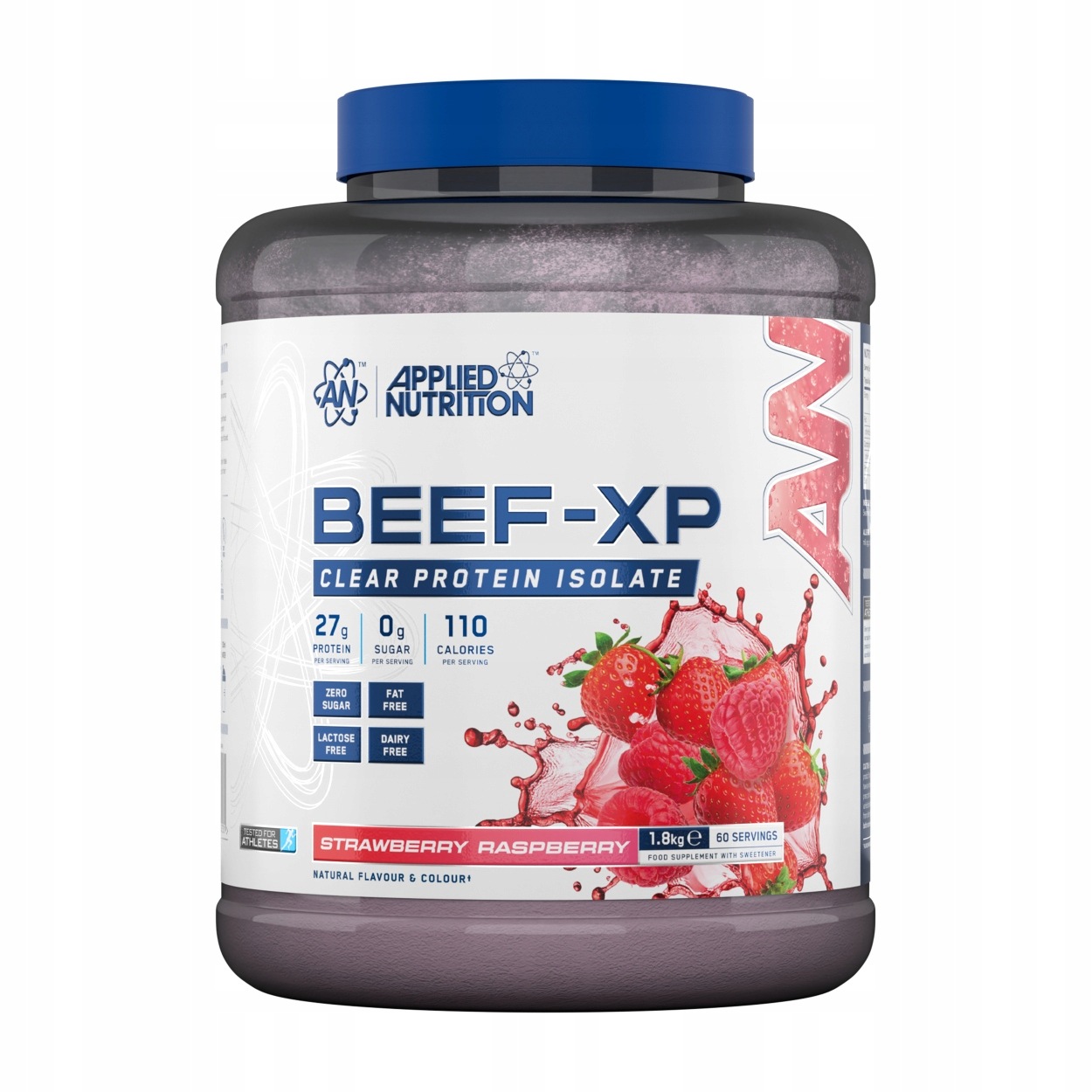 Applied Nutrition Beef-XP 1800 g Strawberry Raspberry Doplněk Stravy Hovězí protein