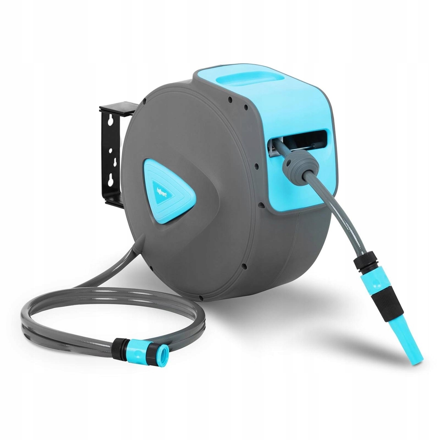 Wąż Ogrodowy Na Bębnie Montaż Na Ścianę Szlauf 1/2 20m Zwijacz Automatyczny