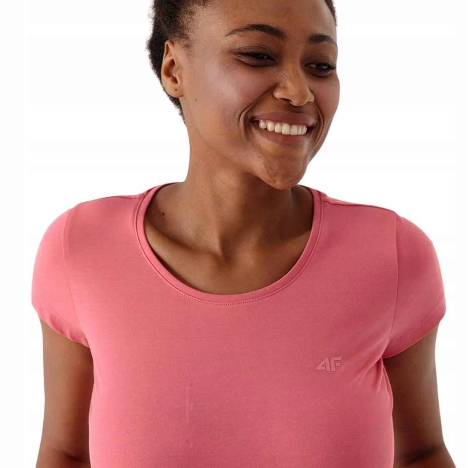 KOSZULKA Bawełniana KRÓTKI RĘKAW Tiszert Damski 4F Rozmiar XS