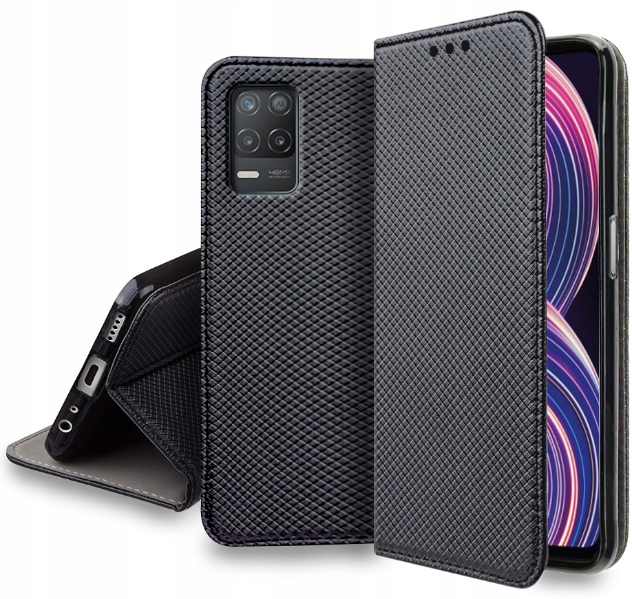 

Etui Smart Magnet Case Szkło 9H do Realme 8 5G