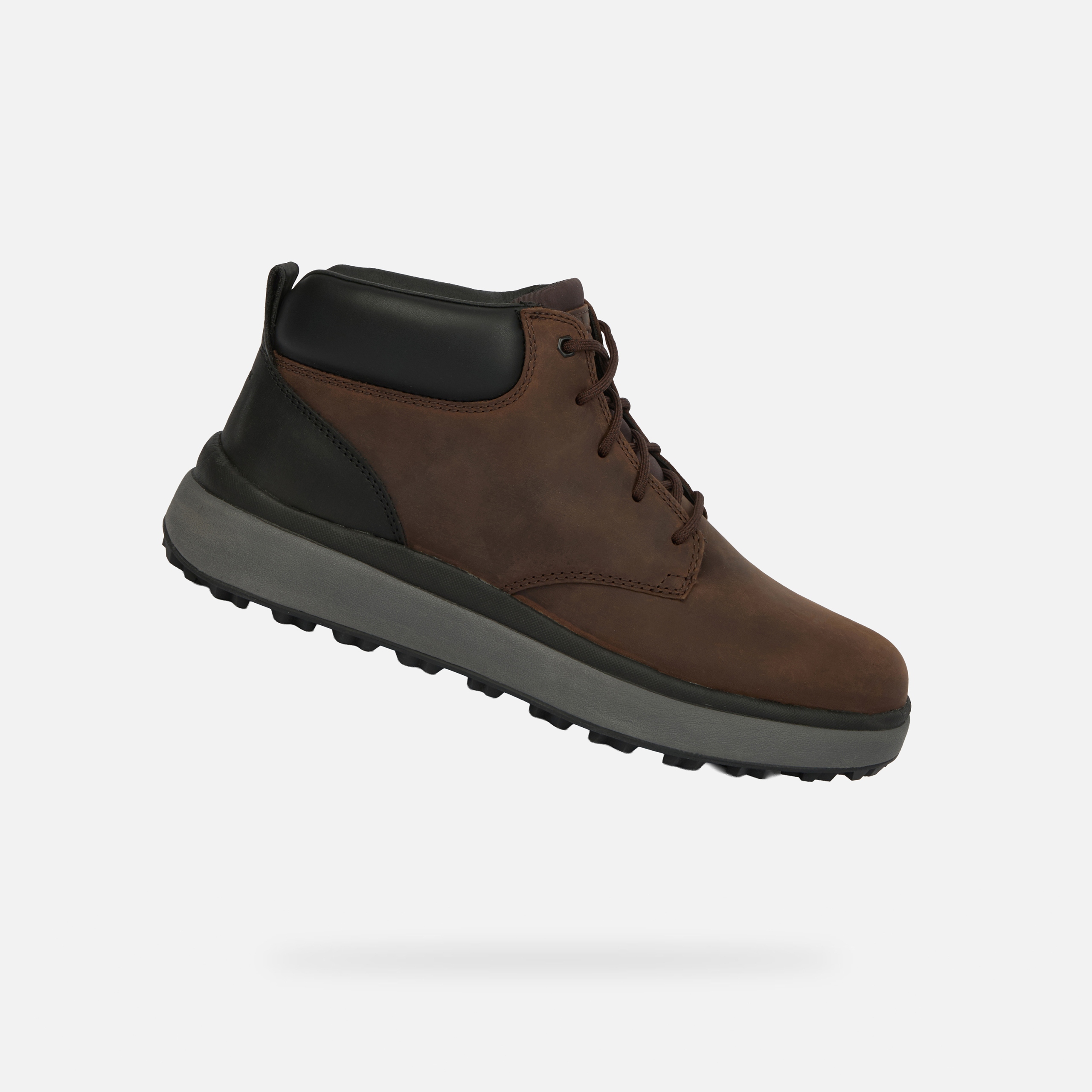 Tmavě hnědá pánská kotníková obuv Geox Granito Grip vel. 41