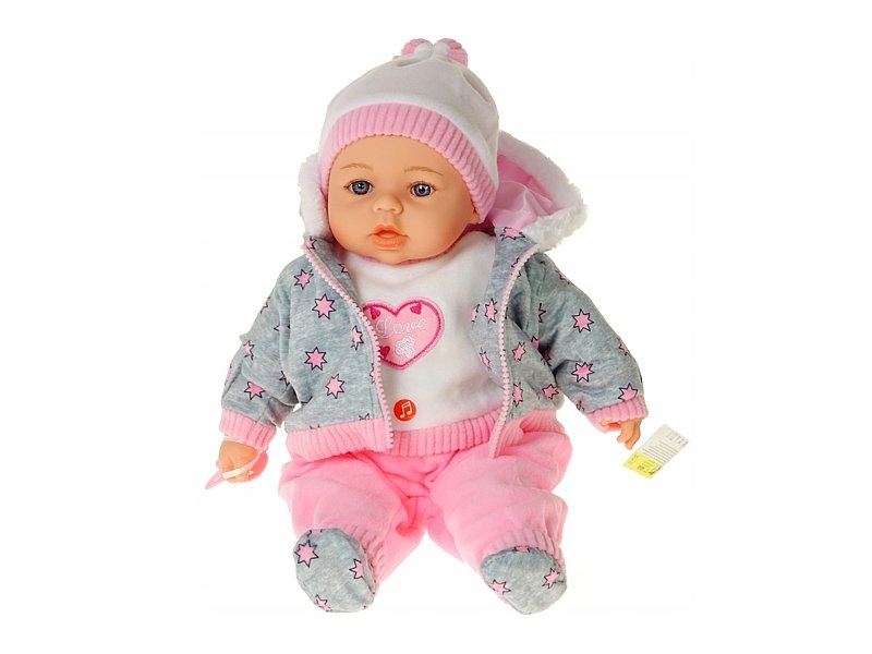 

Lalka Bobas 45cm Mówi I Śpiewa Smoczek Lalki