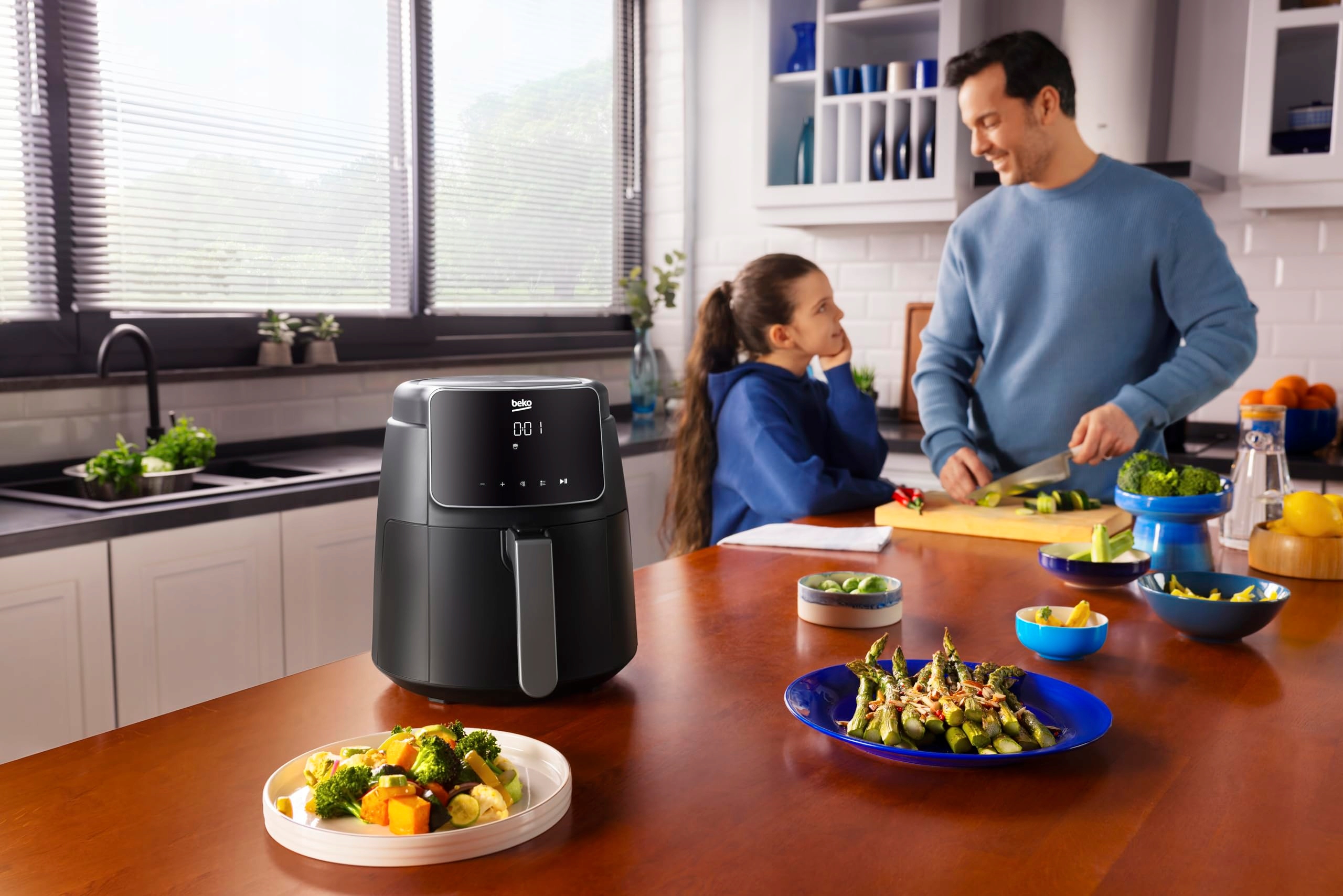 BEKO FRL2244B Cyfrowa Frytkownica Beztłuszczowa 1500W 8 Programów 4,7L — miniatura 7