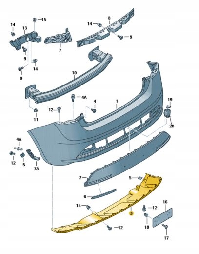 6J0807521D9B9 - * СПОЙЛЕР SEAT IBIZA ОРИГИНАЛ OE