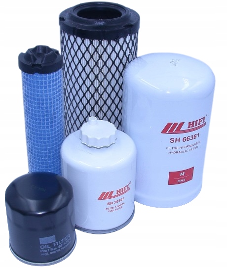 Filtry Bobcat 463, motor Kubota D722 komplet