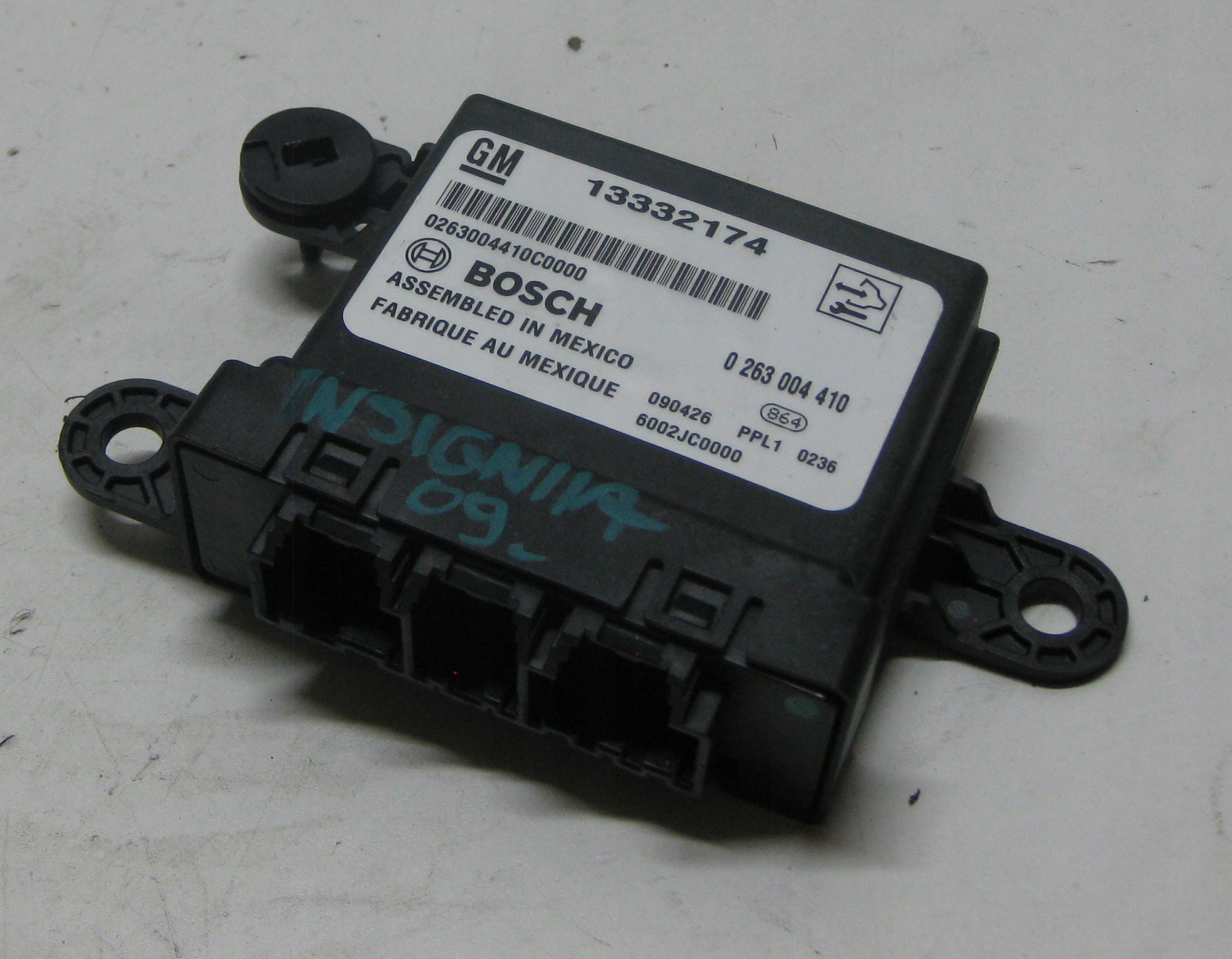 OPEL INSIGNIA 09R module control unit PDC 13332174 0263004410