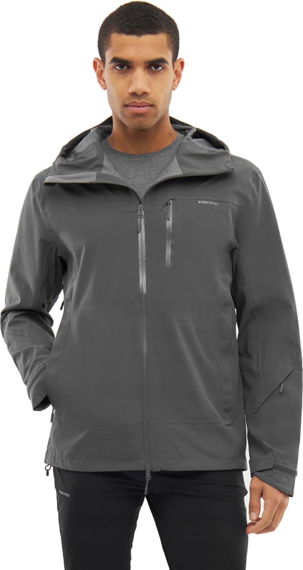 Męska Kurtka Trekkingowa Viking Trek Pro 2.0 Man Szara r. L Hardshell