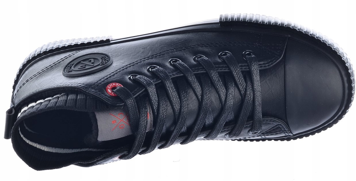 SNEAKERSY BOTKI CROSS JEANS OCIEPLONE BLACK R38 Rozmiar 38