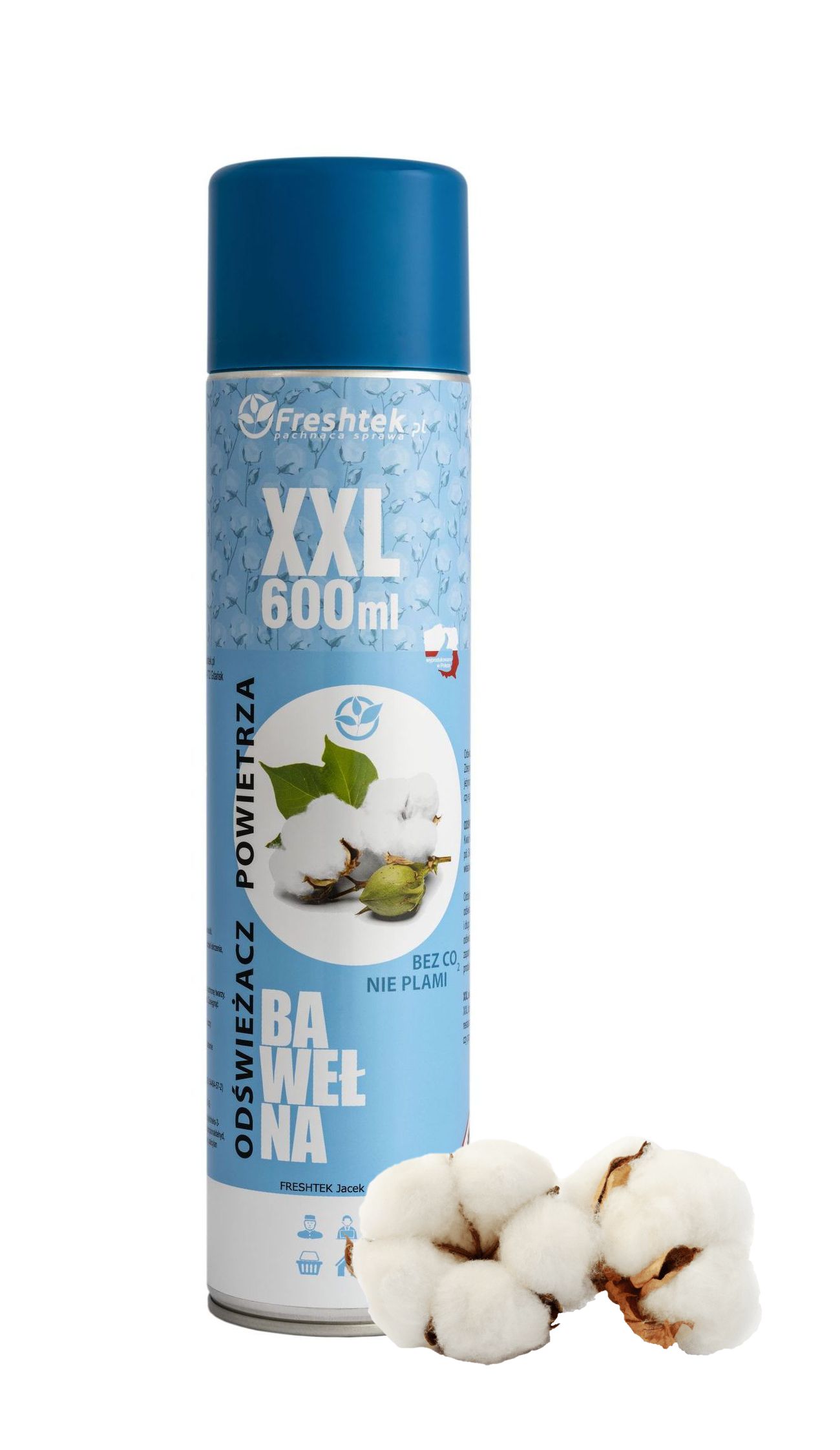 

Odświeżacz One Shot XXL 600ml Bawełna