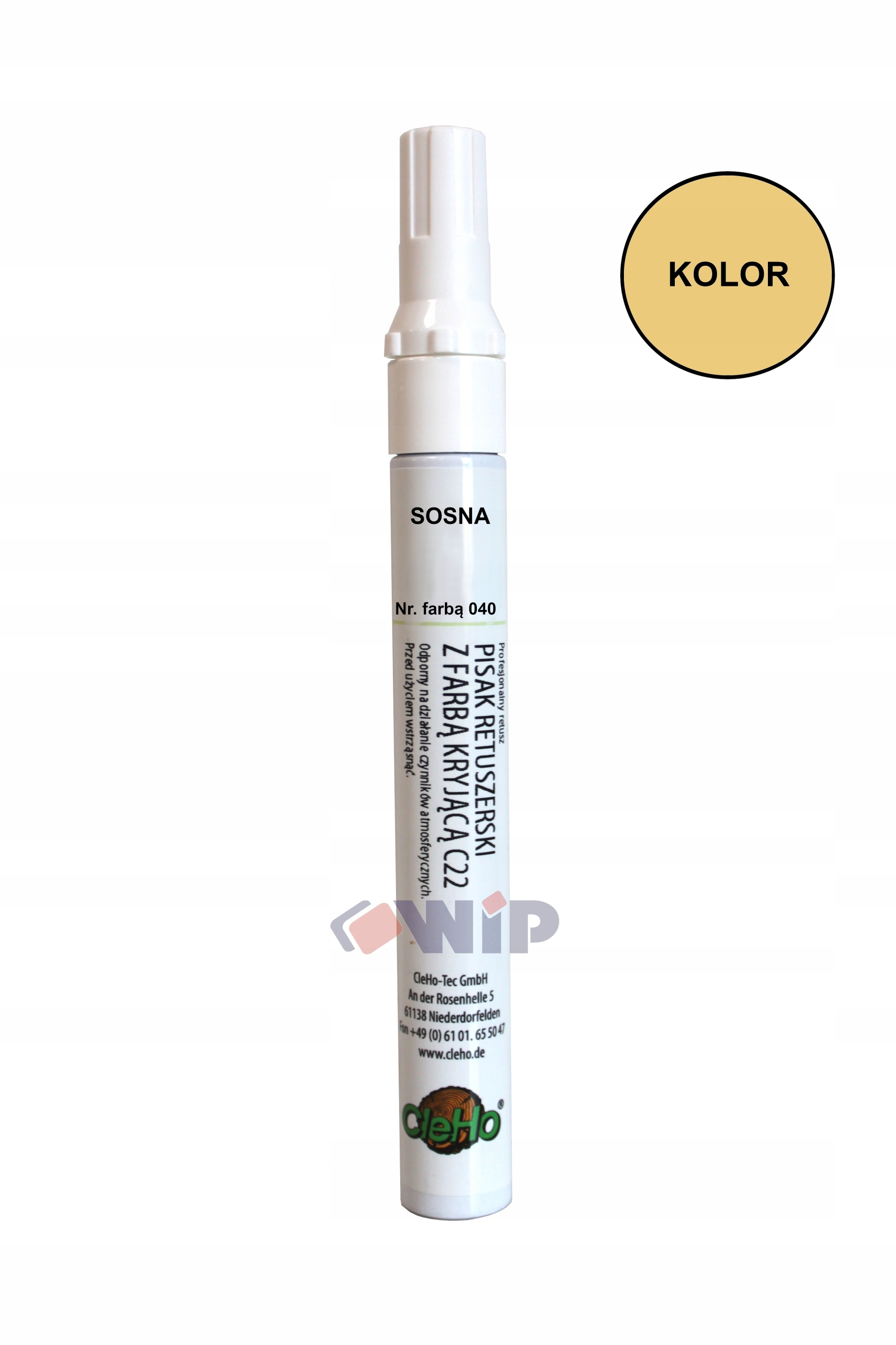 Pisak retuszerski do naprawy mebli, sosna limba