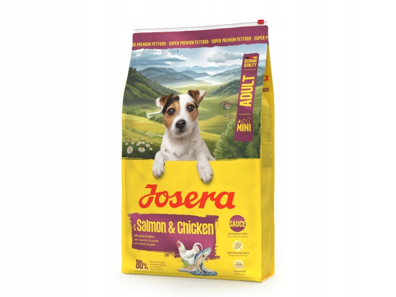 Karma dla psa Josera Mini Łosoś z kurczakiem 10 kg