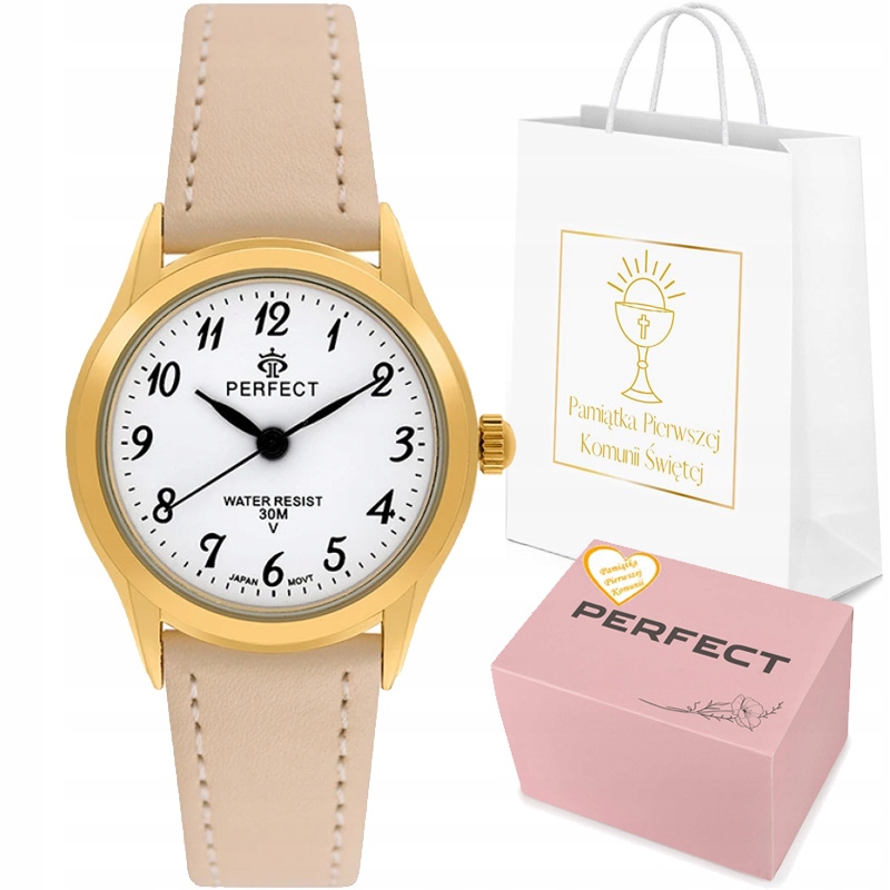 K Prvnímu Svatému Přijímání hodinky Perfect LXC048G-17 Jemné S Čísly Box