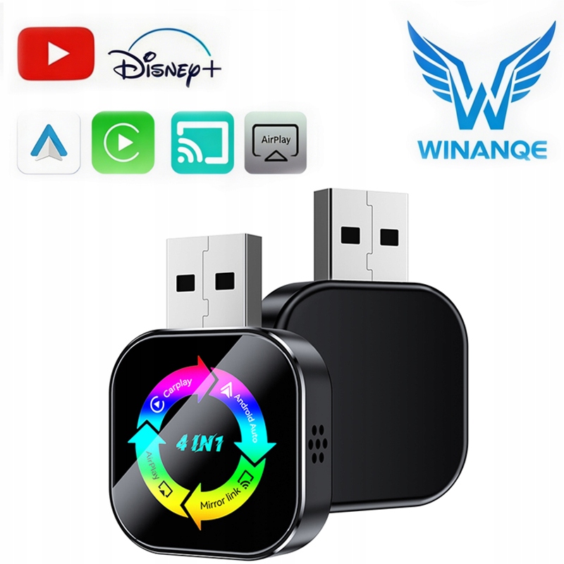 Radio samochodowe WINANQE CarPlay Airplay Android Auto Mirror Link 4w1 197
